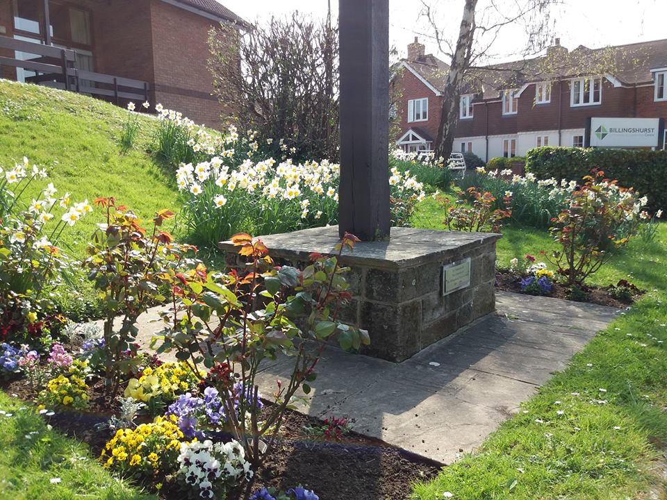 centenary post base in spring