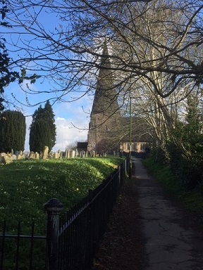 -church_with_trees_around_it