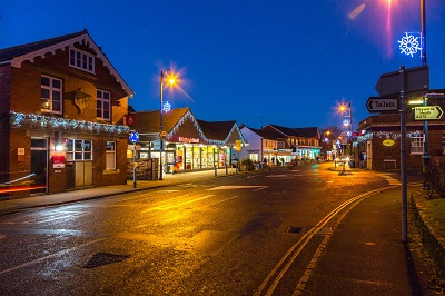 VILLAGE AT CHRISTMAS