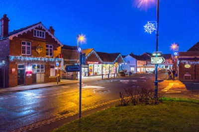 VILLAGE AT CHRISTMAS