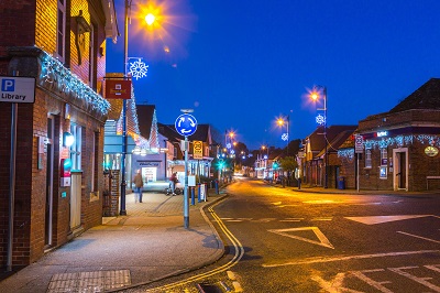 VILLAGE AT CHRISTMAS