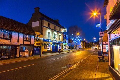 VILLAGE AT CHRISTMAS