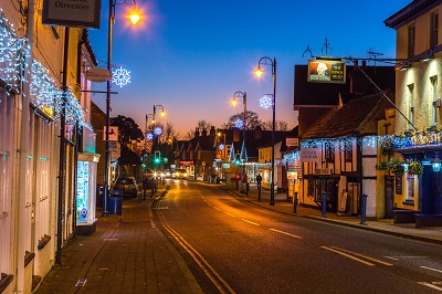 VILLAGE AT CHRISTMAS