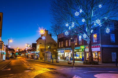 VILLAGE AT CHRISTMAS