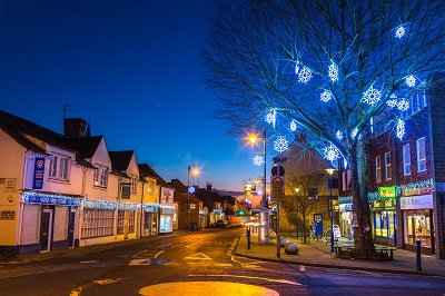 VILLAGE AT CHRISTMAS